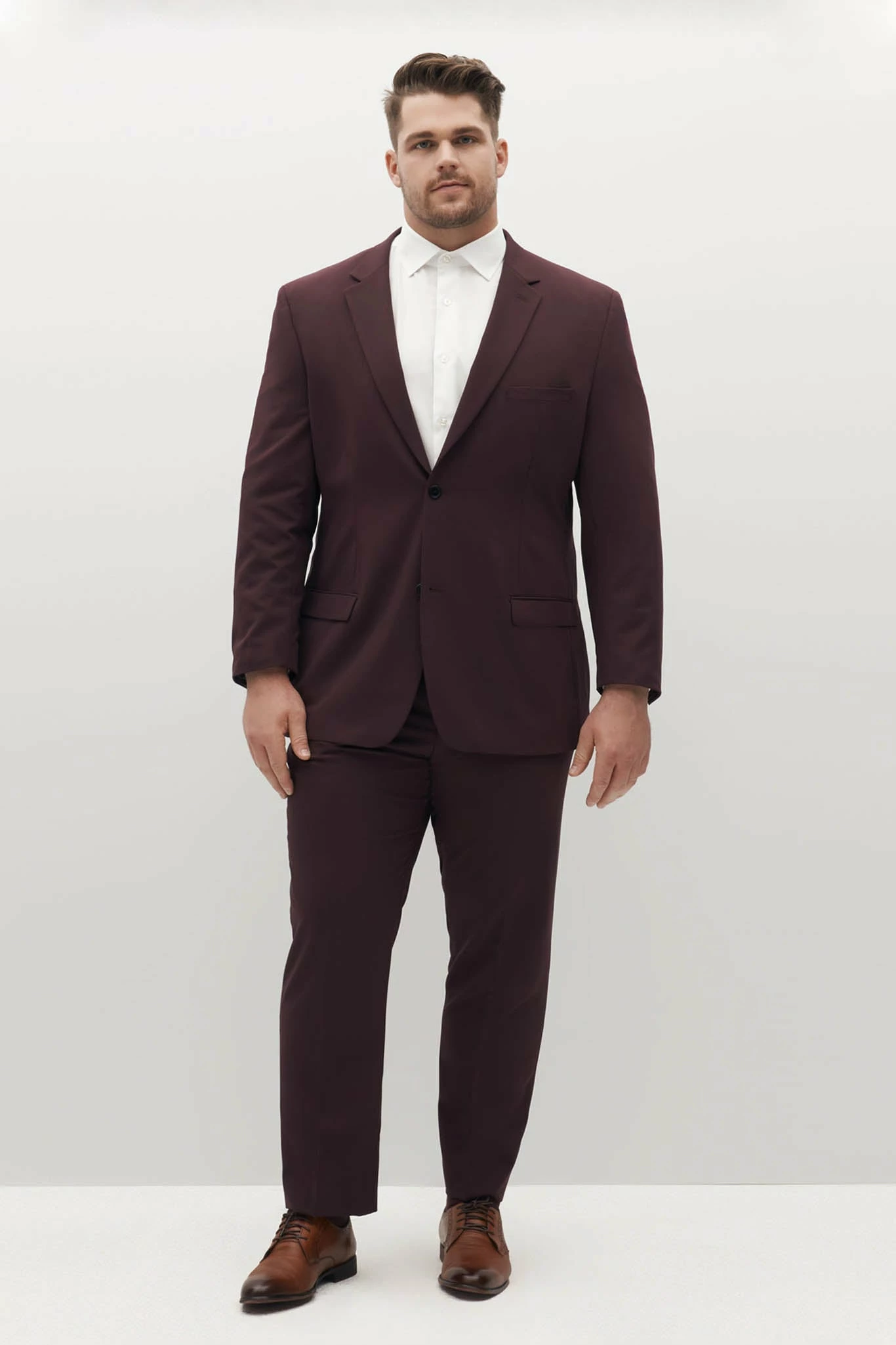 Burgundy Groomsman Suit By SuitShop 2 Burgundy Groomsman Suit By SuitShop - Image 2