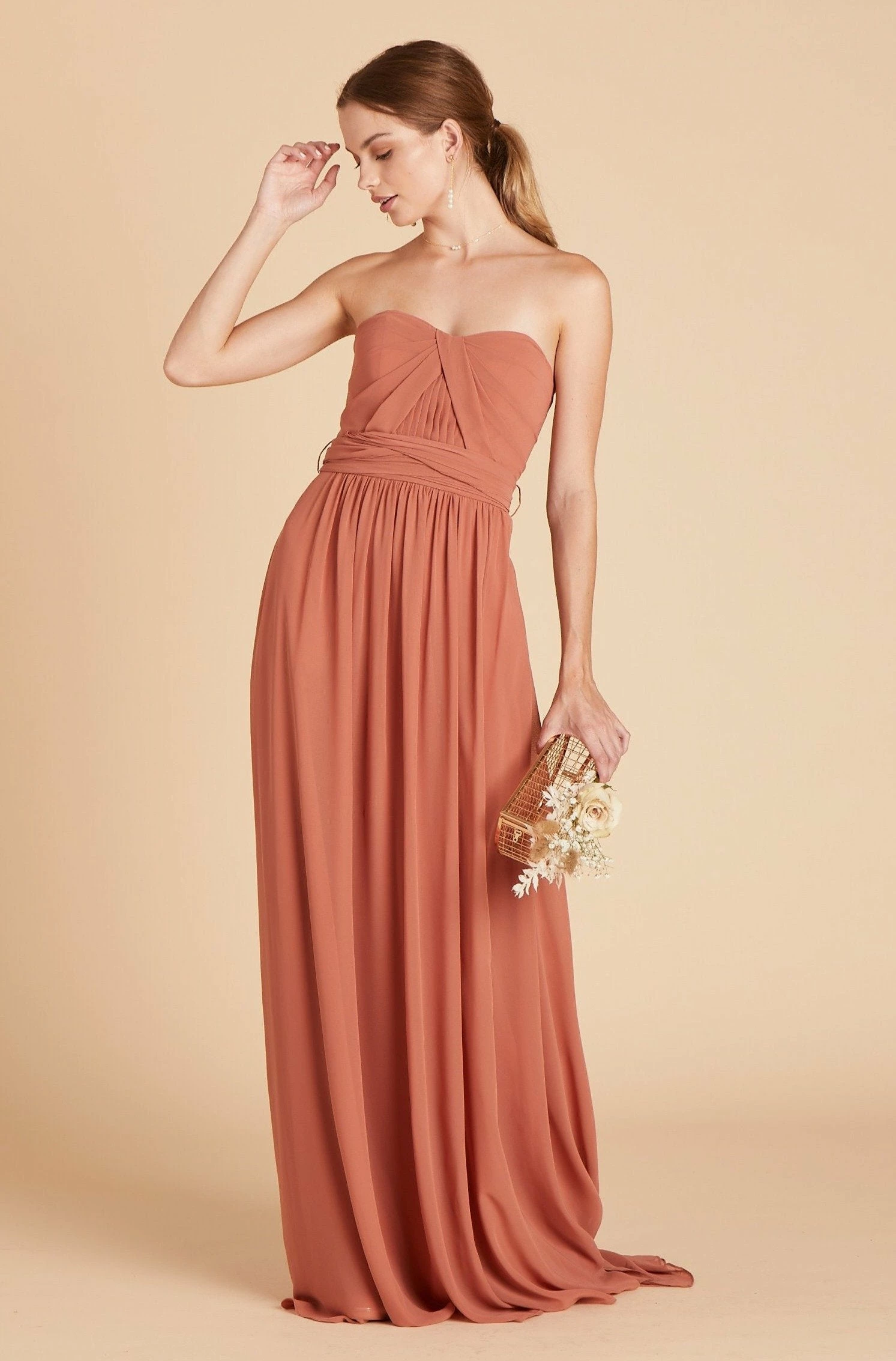 Grace Convertible Dress - Terracotta 14 Grace Convertible Dress - Terracotta - Image 14