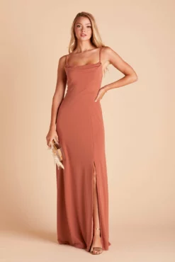 Ash Crepe Dress - Terracotta -US Skirt Sales 2024 c140afe7f4baab64353e8b969a5e9962