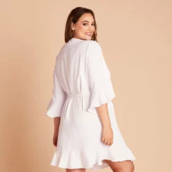 Kenny Ruffle Robe - White -US Skirt Sales 2024 c686798e70e67c640d6d50dd4635346b