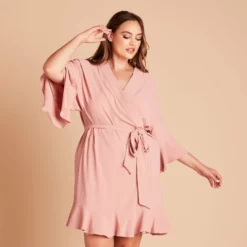 Kenny Ruffle Robe - Dusty Rose -US Skirt Sales 2024 c7fa1b17a3fdc6169067555d39e454f8
