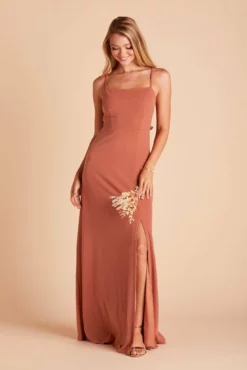 Benny Crepe Dress - Terracotta -US Skirt Sales 2024 c8ae83549c22e4d683e3104009b4bdc4