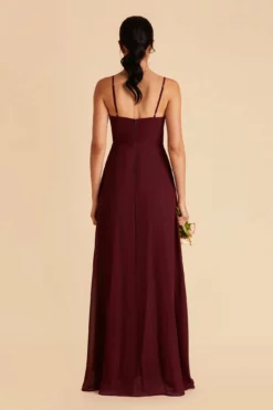 Amy Chiffon Dress - Cabernet 19 Amy Chiffon Dress - Cabernet -US Skirt Sales 2024 cabernet amy bridesmaid dress 06