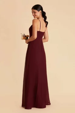 Amy Chiffon Dress - Cabernet 18 Amy Chiffon Dress - Cabernet -US Skirt Sales 2024 cabernet amy bridesmaid dress 07