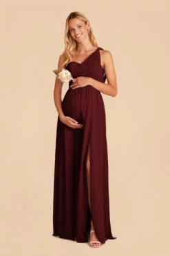Grace Convertible Dress - Cabernet -US Skirt Sales 2024 cabernet grace convertible bridesmaid dress 01