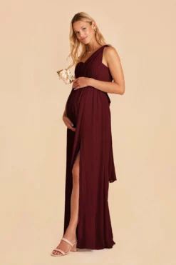 Grace Convertible Dress - Cabernet -US Skirt Sales 2024 cabernet grace convertible bridesmaid dress 02