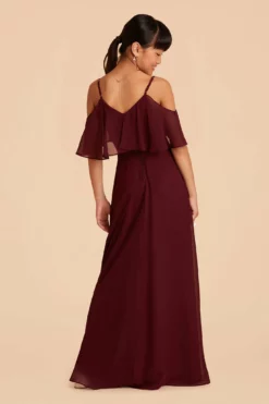 Janie Convertible Junior Dress - Cabernet -US Skirt Sales 2024 cabernet janie convertible junior bridesmaid dress 04