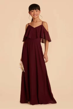 Janie Convertible Junior Dress - Cabernet -US Skirt Sales 2024 cabernet janie convertible junior bridesmaid dress 11