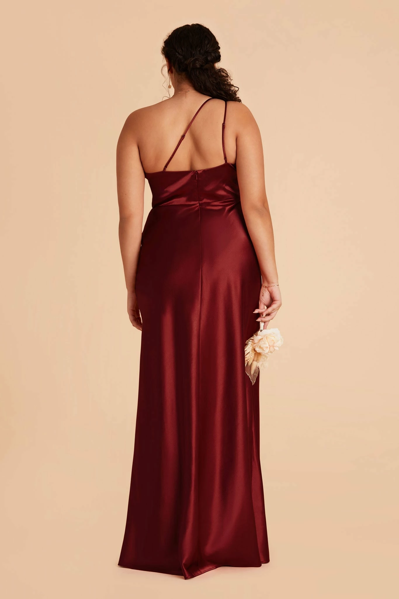 Kensie Shiny Satin Dress - Cabernet - Image 8