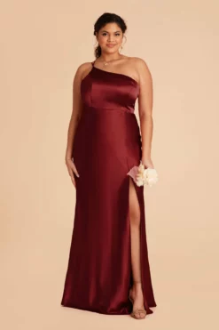 Kensie Shiny Satin Dress - Cabernet -US Skirt Sales 2024 cabernet kensie satin plus size bridesmaid dress 04 26488b9c 05d1 4cd6 98a5 ee4071b93da3