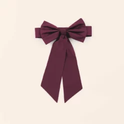 Liz Flower Girl Sash - Cabernet