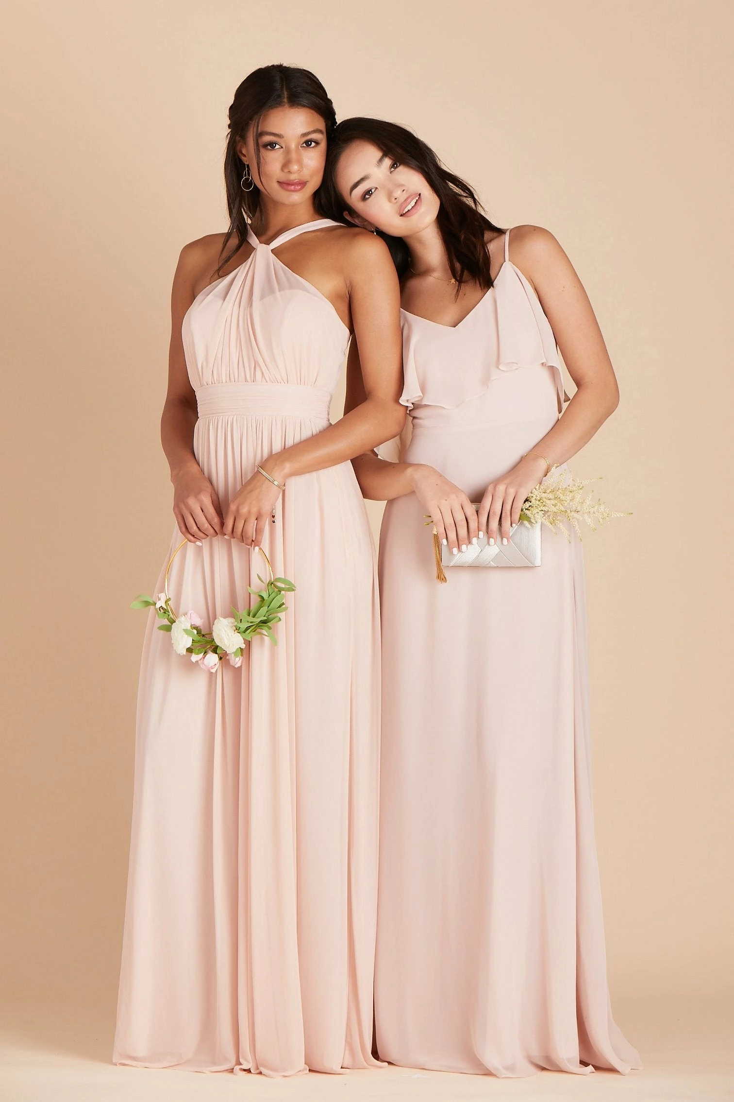 Jane Convertible Dress - Pale Blush 2 Jane Convertible Dress - Pale Blush - Image 2