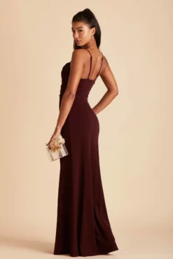 Ash Crepe Dress - Cabernet -US Skirt Sales 2024 cda7237970e0fde79e0cc42f794bc901 scaled