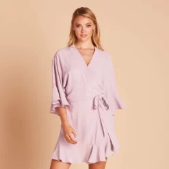 Kenny Ruffle Robe - Lavender -US Skirt Sales 2024 cf0edeff8379ea44589bfab22600eb7e