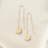 Freddie Threader Earrings - Champagne
