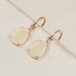 Hendrix Teardrop Earrings - Champagne -US Skirt Sales 2024 champagne hendrix teardrop earrings accessories 02