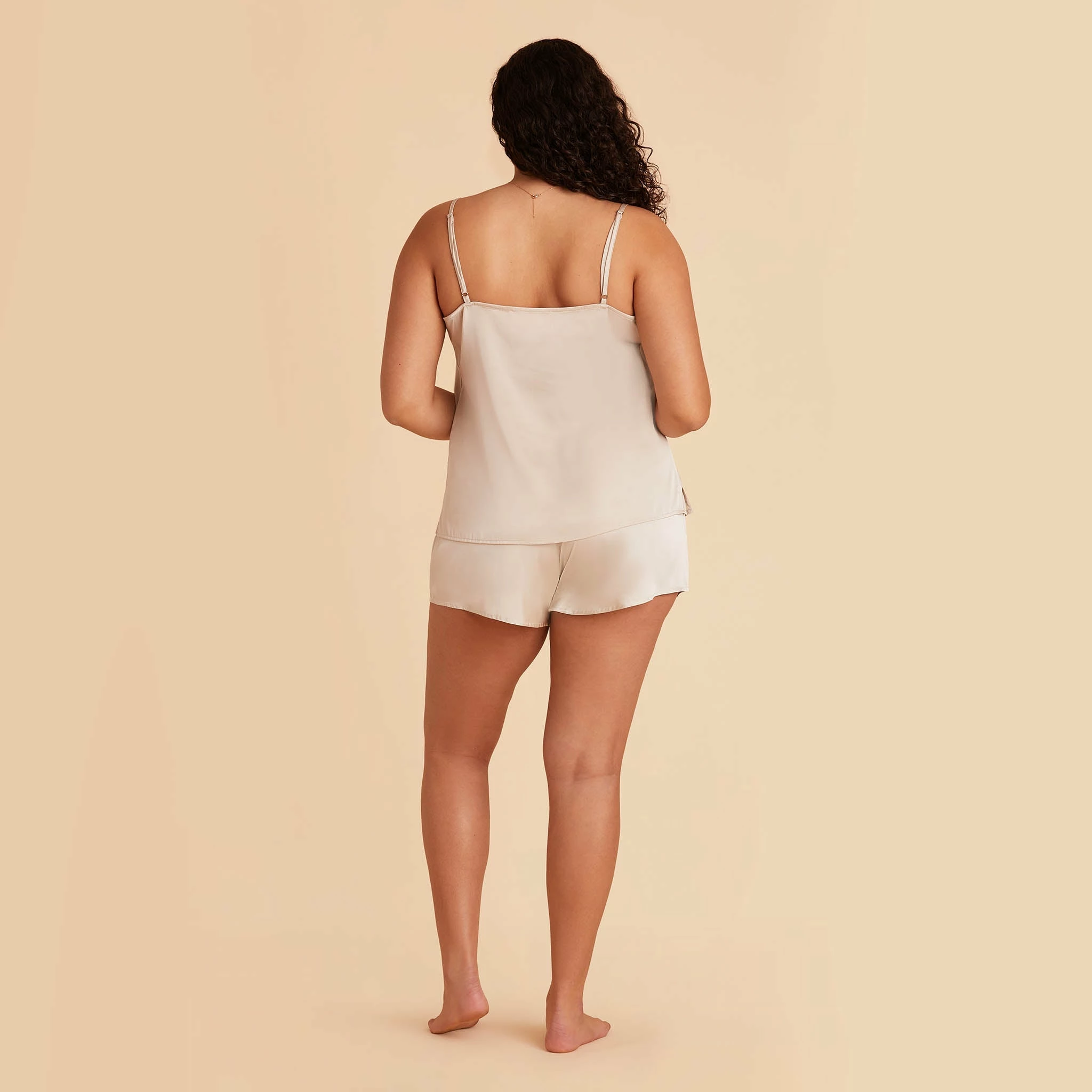 Olivia Cami And Shorts Set - Champagne 18 Olivia Cami And Shorts Set - Champagne - Image 18