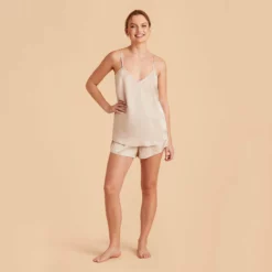 Olivia Cami And Shorts Set - Champagne 21 Olivia Cami And Shorts Set - Champagne -US Skirt Sales 2024 champagne olivia satin cami full body bridesmaid pajamas 01 76234000 3371 4e43 a7f2 987599676088