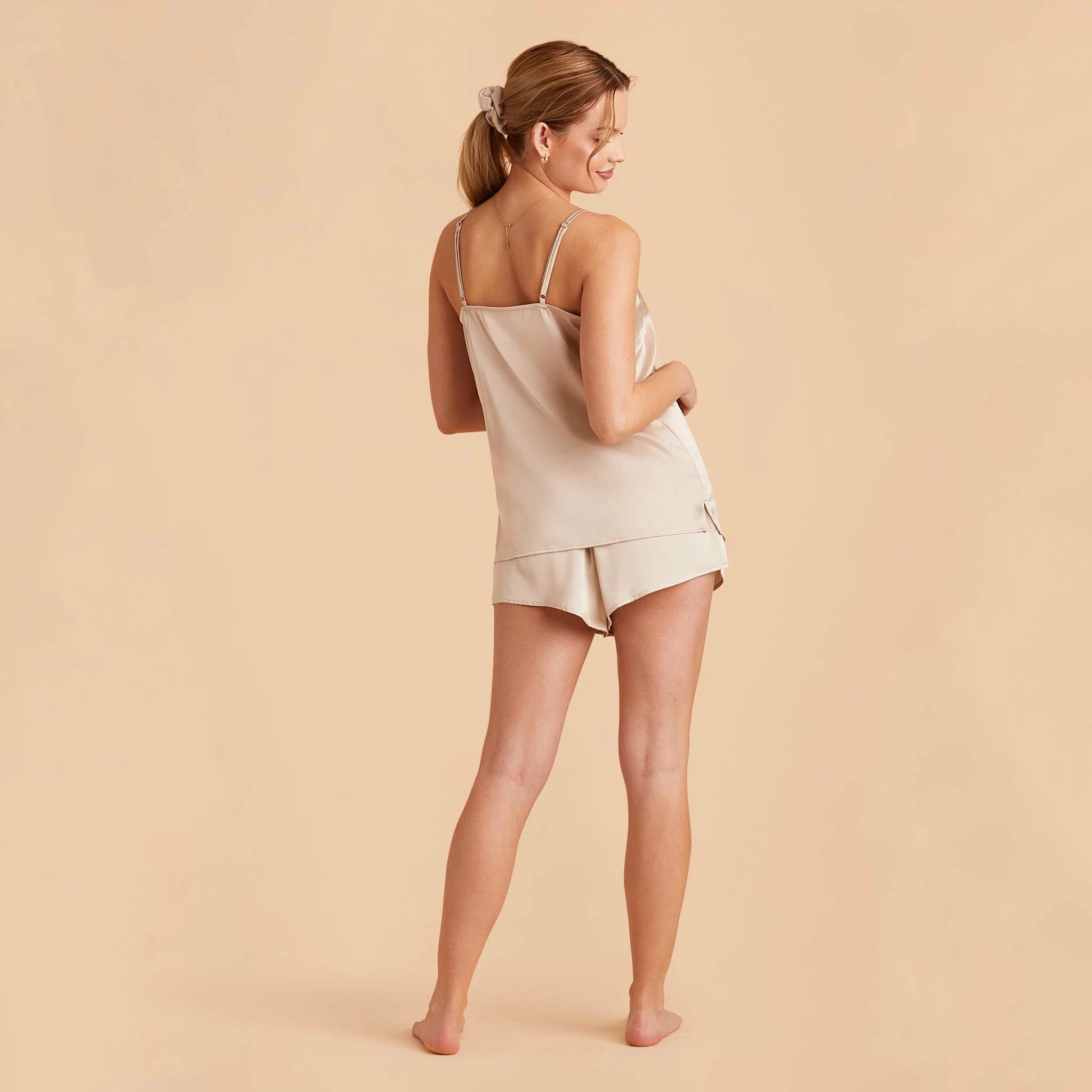 Olivia Cami And Shorts Set - Champagne 13 Olivia Cami And Shorts Set - Champagne - Image 13