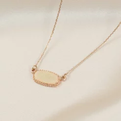 Presley Charm Necklace - Champagne