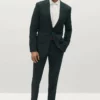 Dark Green Groomsman Suit By SuitShop