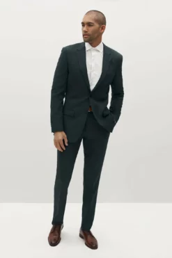 Dark Green Groomsman Suit By SuitShop