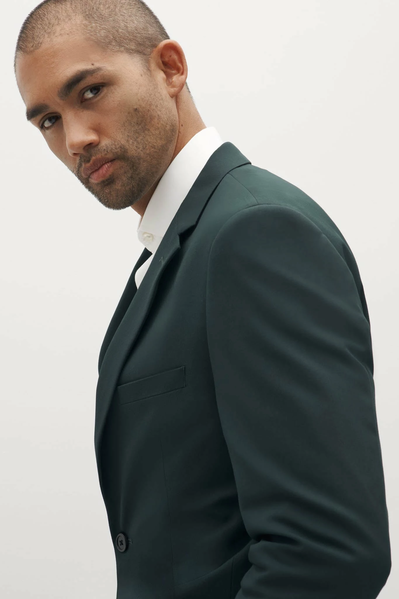 Dark Green Suit Jacket By SuitShop 3 Dark Green Suit Jacket By SuitShop - Image 3