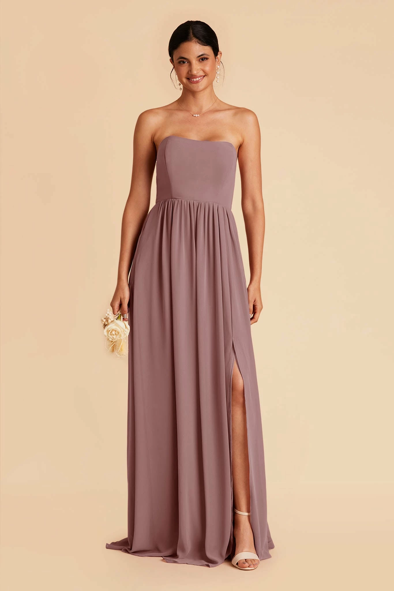 August Convertible Dress - Dark Mauve 3 August Convertible Dress - Dark Mauve - Image 3