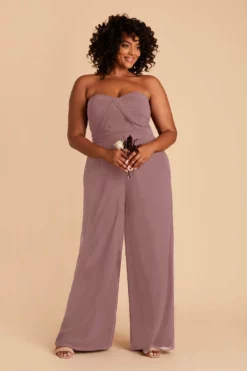 Gigi Convertible Jumpsuit - Dark Mauve -US Skirt Sales 2024 dark mauve gigi convertible plus size bridesmaid jumpsuit 01 3dab073b 0945 475f 9b7d 072d8efcb1c0