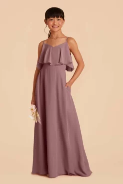 Janie Convertible Junior Dress - Dark Mauve 8 Janie Convertible Junior Dress - Dark Mauve -US Skirt Sales 2024 dark mauve janie convertible junior bridesmaid dress 01
