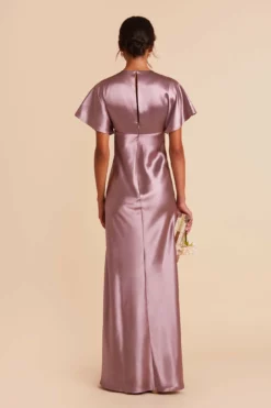 Jesse Shiny Satin Dress - Dark Mauve 18 Jesse Shiny Satin Dress - Dark Mauve -US Skirt Sales 2024 dark mauve jesse satin bridesmaid dress 05
