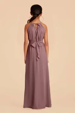 Sienna Junior Dress - Dark Mauve -US Skirt Sales 2024 dark mauve sienna junior bridesmaid dress 04