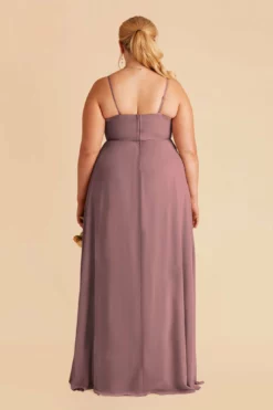 Winnie Convertible Chiffon Dress - Dark Mauve -US Skirt Sales 2024 dark mauve winnie convertible slit plus size bridesmaid dress 04 347e6159 6ba1 4611 952e 82f5132a82b3
