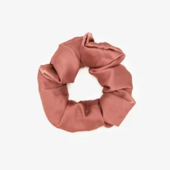 Cat Satin Scrunchie - Desert Rose