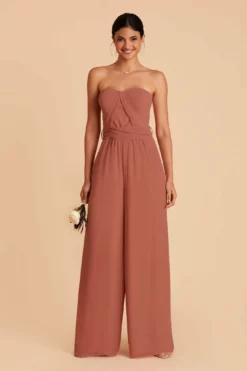 Gigi Convertible Jumpsuit - Desert Rose