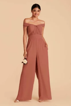 Gigi Convertible Jumpsuit - Desert Rose -US Skirt Sales 2024 desert rose gigi convertible bridesmaid jumpsuit 03