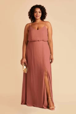 Gwennie Dress - Desert Rose -US Skirt Sales 2024 desert rose gwennie plus size bridesmaid dress 02