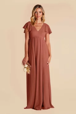 Hannah Empire Dress - Desert Rose 12 Hannah Empire Dress - Desert Rose -US Skirt Sales 2024 desert rose hannah bridesmaid dress 02