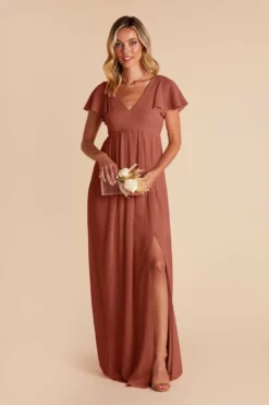 Hannah Empire Dress - Desert Rose 13 Hannah Empire Dress - Desert Rose -US Skirt Sales 2024 desert rose hannah bridesmaid dress 04