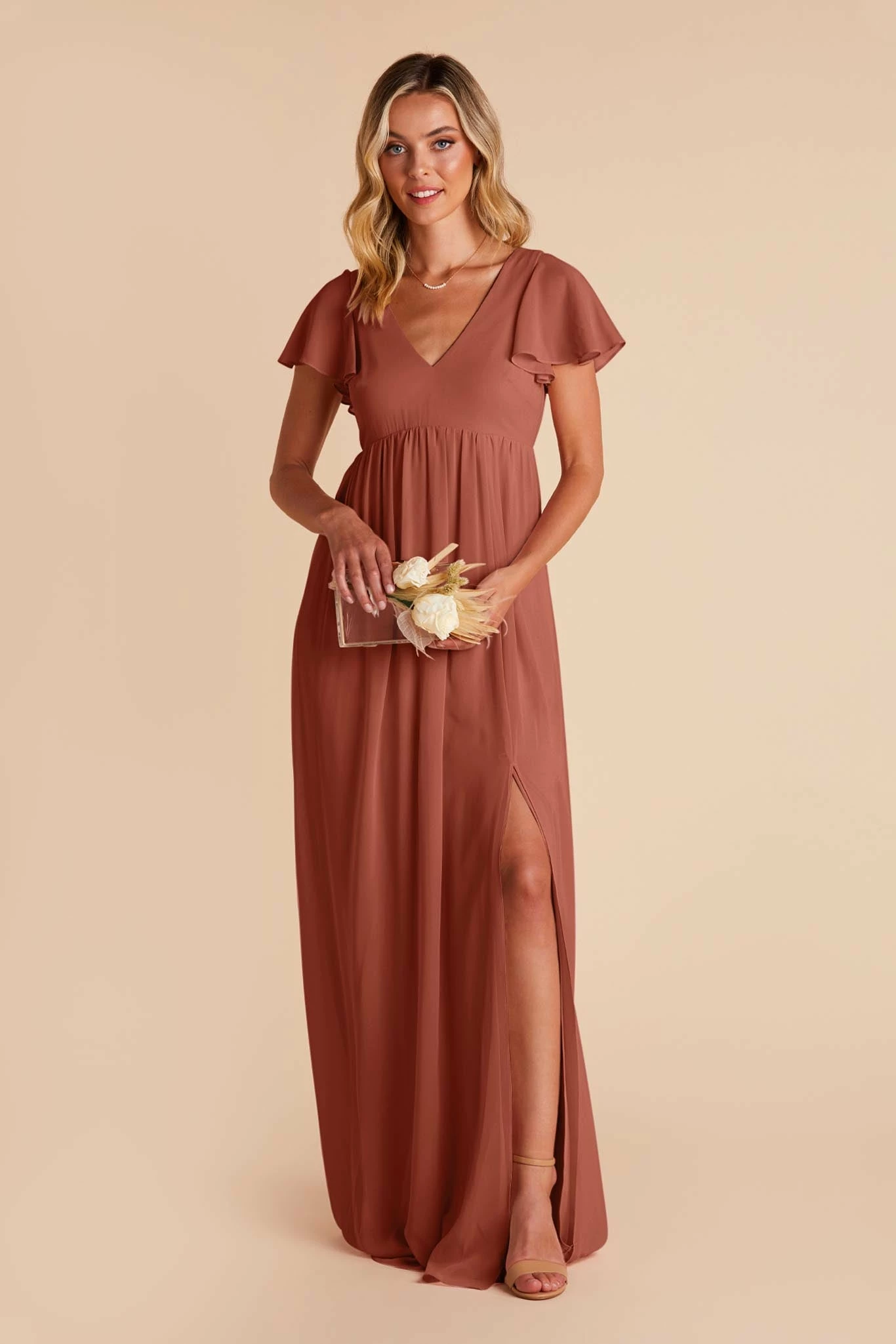 Hannah Empire Dress - Desert Rose 6 Hannah Empire Dress - Desert Rose - Image 6