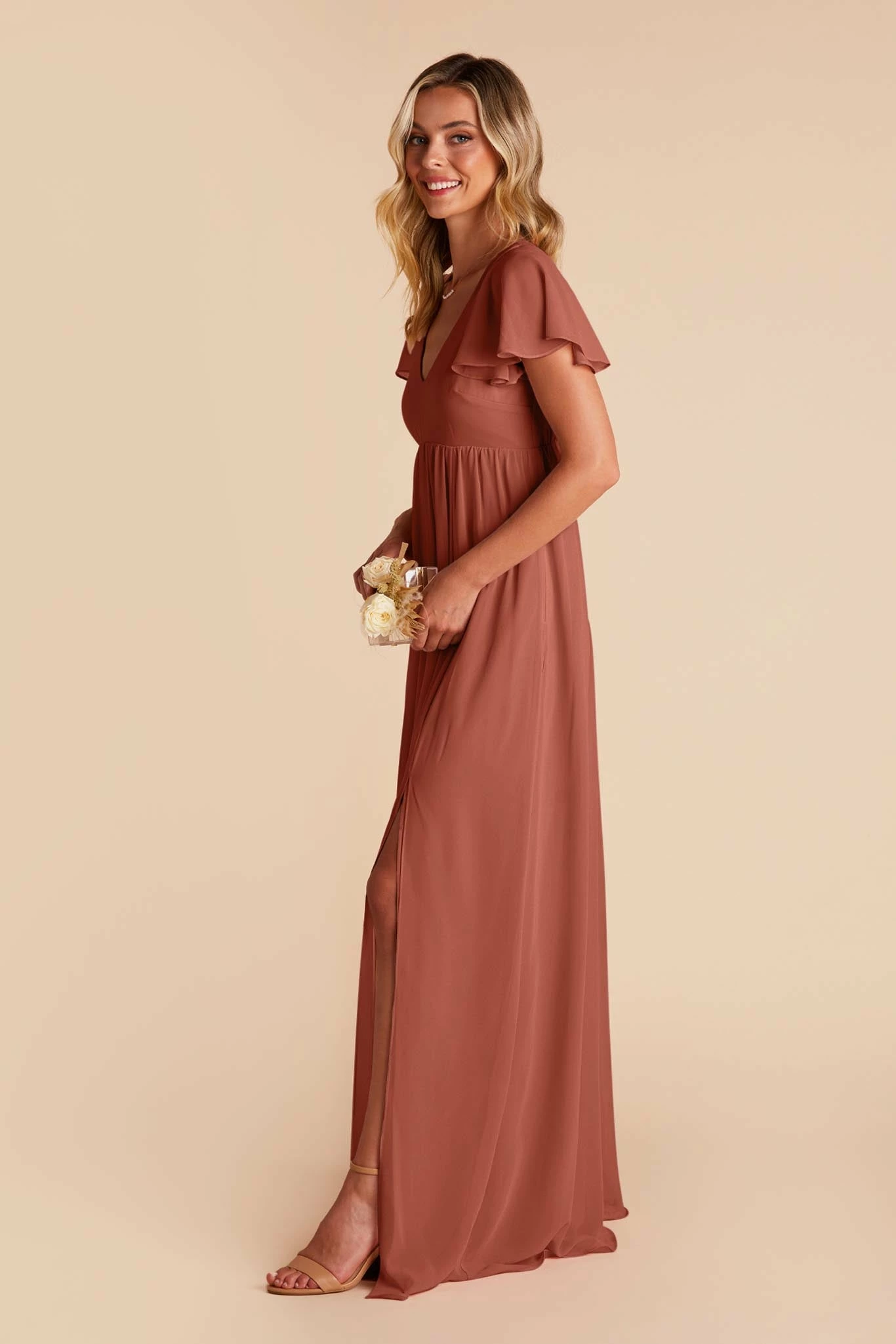 Hannah Empire Dress - Desert Rose 7 Hannah Empire Dress - Desert Rose - Image 7