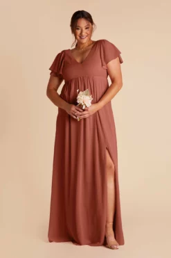 Hannah Empire Dress - Desert Rose 15 Hannah Empire Dress - Desert Rose -US Skirt Sales 2024 desert rose hannah plus size bridesmaid dress 02