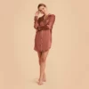 Kamryn Satin Sleepshirt - Desert Rose