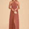 Kiko Chiffon Dress - Desert Rose