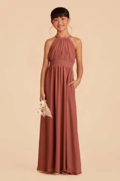 Sienna Junior Dress - Desert Rose