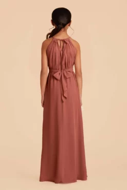 Sienna Junior Dress - Desert Rose -US Skirt Sales 2024 desert rose sienna junior bridesmaid dress 04