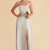 Amy Chiffon Dress - Dove Gray