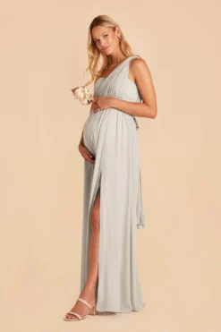 Grace Convertible Dress - Dove Gray -US Skirt Sales 2024 dove gray grace convertible bridesmaid dress 02