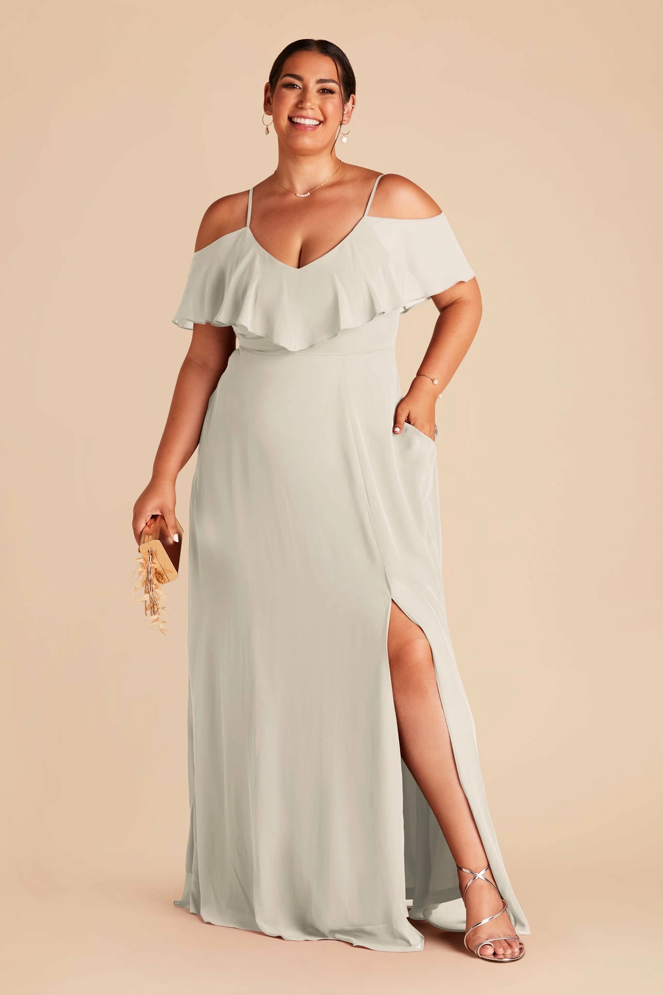 Jane Convertible Dress - Dove Gray 6 Jane Convertible Dress - Dove Gray - Image 6