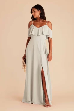 Jane Convertible Dress - Dove Gray 23 Jane Convertible Dress - Dove Gray -US Skirt Sales 2024 dove gray jane slit bridesmaid dress 04